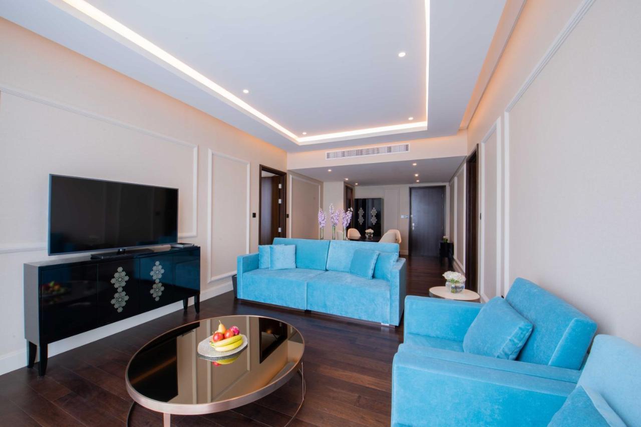 Shaza Doha Hotel Exterior foto A living room at the hotel